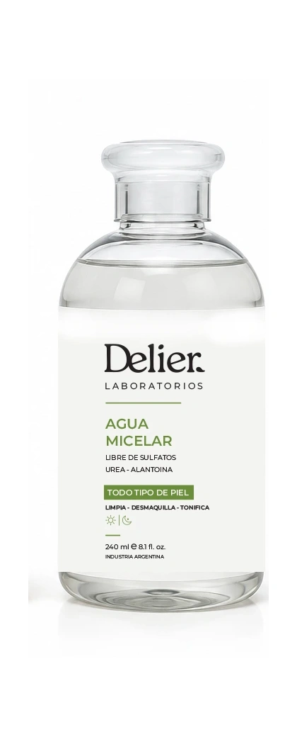 Agua Micelar Delier, envase oficial de 240 ml