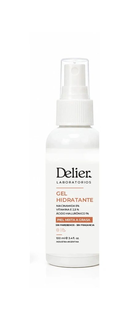 Gel Hidratante Delier, envase oficial de 100 ml